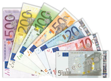 Euro banknotes 2002